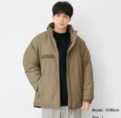 GU ヒートパデットボリュームブルゾン　ヒートパデットブルゾン