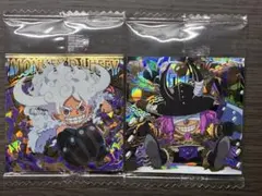 ワンピース 大海賊 シールウエハース log.15 SGR ルフィ ロキ
