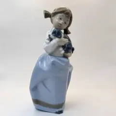 少女と猫「私のことも忘れないで」LLADRO フィギュリン - メルカリ