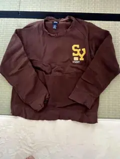STUSSY ブラウン トレーナー Mサイズ