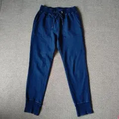 ネイビー スリムフィット デニムパンツ GU