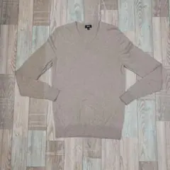 ユニクロ コットン、カシミヤ V ネックセーター