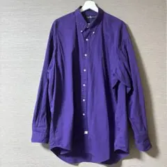 【値下げ○】RALPH LAUREN ラルフローレン 長袖シャツ パープル XL