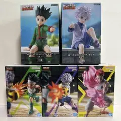 ハンターハンター ゴンキルぬーどるストッパーQposketフィギュア4個