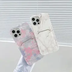 大理石模様 iPhoneケース カードケース　スマホケース　携帯　カバー　韓国