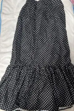 未使用 新品 SHEIN シィーン　スカート　ロング　フレア　ドット柄　流行