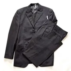 コムサイズム スーツ L セットアップ ダークグレー ビジネススーツ