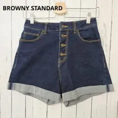 美品✨ブラウニー スタンダード デニム ショートパンツ M ハイウエスト