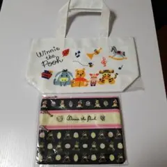 くまのプーさん　トートバッグ　ポーチ【2セット】のサムネイル