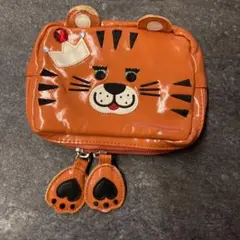 トラの顔デザインポーチ