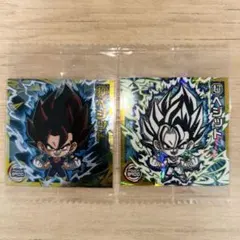 は*さ様 ドラゴンボール超戦士シールウエハース ベジット2枚セット