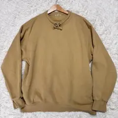 ✨美品 ヘビーウェイトスウェットスタンドカラープルオーバー XXL イエロー