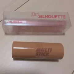 値下げ！アイムミミ リップシルエットグロスティント　01フォーマルベージュセット