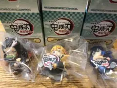 鬼滅の刃 ローソン 無限列車編 チャーム付きフィギュア 3点セット