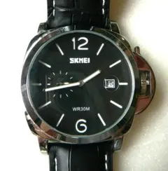 ミリタリーオマージュ デカ厚 クオーツ腕時計【 SKMEI 】　＜中古美品＞