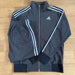 adidas アディダス デニム風 ジャージ セットアップ Lサイズ