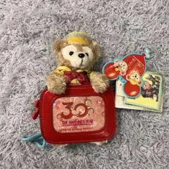 パスケース ディズニー 30周年記念 ダッフィー ゴールドコスチューム　限定