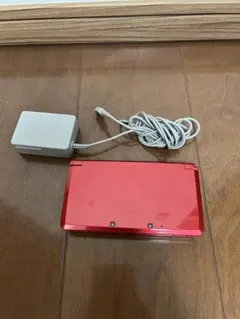 Nintendo 3DS レッド 本体 ACアダプター付き