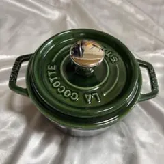 STAUB ストウブ ピコ・ココット・オーバル 11cm 青色、鋳鉄製 - メルカリ