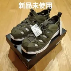 【新品未使用】DUARIG サンダル カーキ色 箱付き