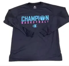 チャンピオン　バスケTシャツ　 140サイズ　長袖Tシャツ　 ロンT ブラック