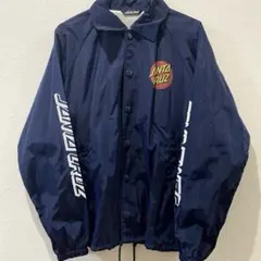 SANTA CRUZ コーチジャケット　サンタクルーズ　ジャケット　ネイビー
