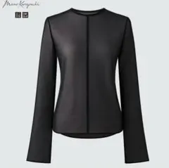 【新品未使用】UNIQLO マメクロゴウチ　シアークルーネックTシャツ