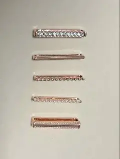 アップルウォッチ用 チャーム 5点セット ローズゴールド　アクセサリー