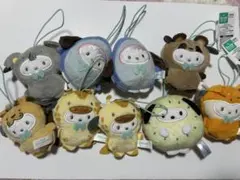 サンリオ　ポチャッコ　どうぶつマスコットセット　ナムコ