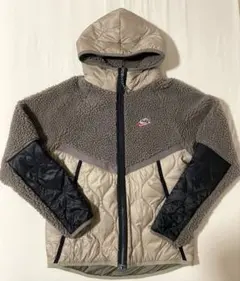 NIKE 상태좋음 フリースジャケット ボア キルティング フード付きM