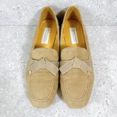 【美品】マッキントッシュフィロソフィー リボンモチーフ ローファー 23.0