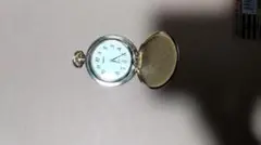 オ*ム様 金色 懐中時計 白文字盤　CITIZEN