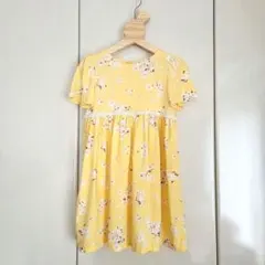 キャスキッドソン Cath Kidston ワンピース 花柄 イエロー 100のサムネイル