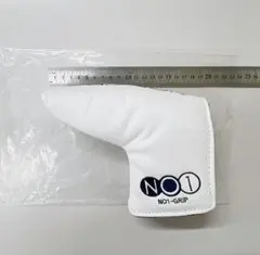 〖新品〗NO1-GRIP パター用ヘッドカバー ホワイト