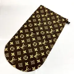 【極美品】ルイヴィトン　靴袋　モノグラム　シューズケース　巾着　ヴィンテージ