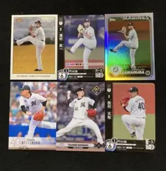 千葉ロッテ 澤村拓一 150シリなど3枚 西村天裕 3枚 Topps BBMなど