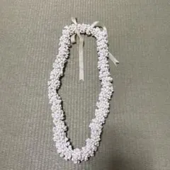 フラダンス用 シェルレイ ホワイトのサムネイル