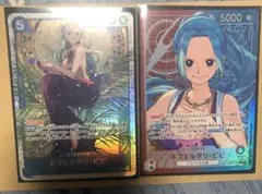 ワンピースカード　ビビ　パラレル　ARS10＋ 極美品PSA10超】ネフェルタリ・ビビ リーダーパラレルARS10+鑑定