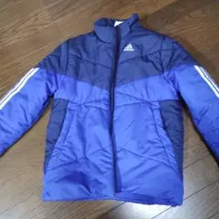 adidas ベンチコート ブルー 140サイズ