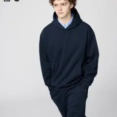 スウェットオーバーサイズプルパーカ