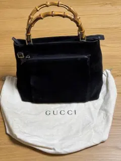GUCCIバンブー2WAYハンドバッグ　　収納袋付