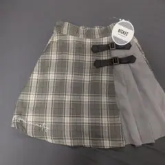 BISKEE チェック柄スカート 140cm
