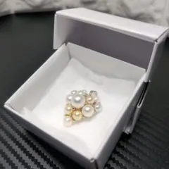 未使用 作るの大変ペンダントD パール 真珠 ハート型