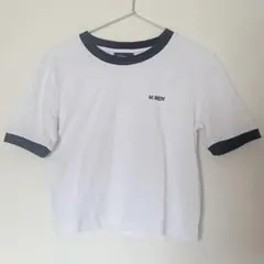 NERDY ネルディ 韓国ファッション　クロップドtシャツ　ショート丈のサムネイル