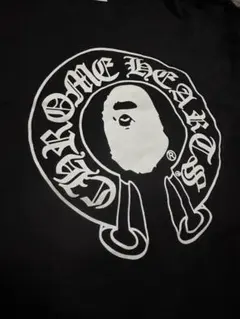 A・BATHING APE×CHROME HEARTS Tシャツ