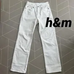 H&M ホワイト デニムパンツ　XSのサムネイル