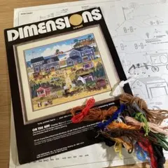 DIMENSIONS ON THE BAY crewel 図案と残り糸のみ