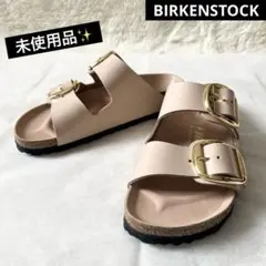 未使用✨ビルケンシュトック　アリゾナ　ビッグバックル　レザー　サンダル　ベージュ