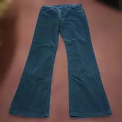 60s コーデュロイパンツ ターコイズ ブッシュパンツ - メルカリ
