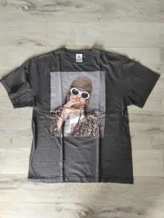 CULTURE SUPPLY カートコバーンTシャツ ダークブラウン　スミクロ